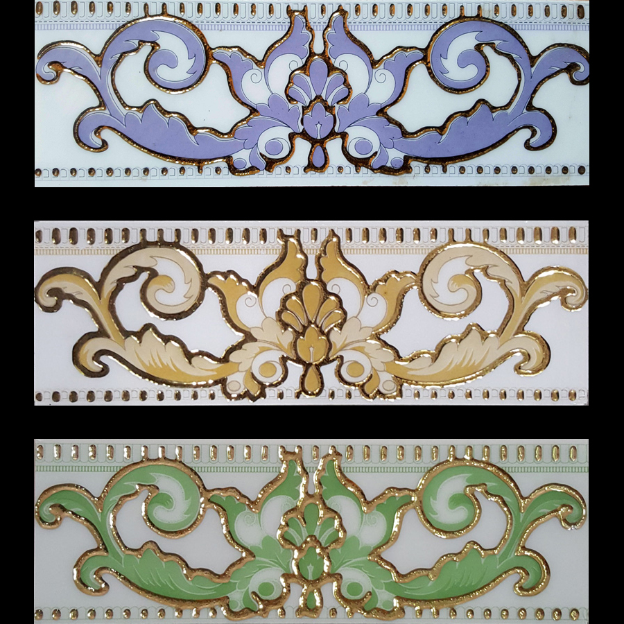 Listero Gilded Polished  <br> 100x300 mm