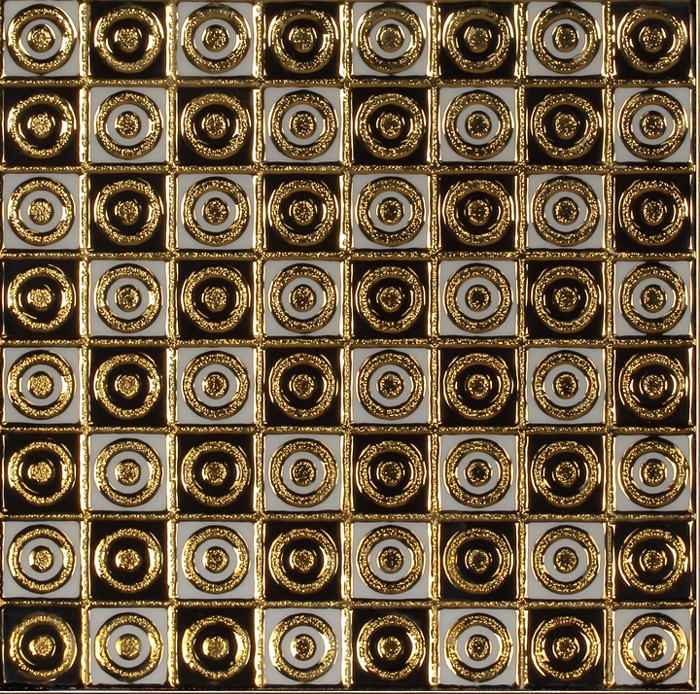Glazed - Gilded/Silvered <br> 300x300 /600x600 mm